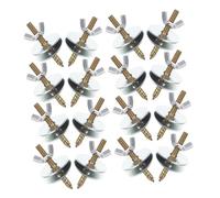 COLLBATH 24 Sets Stainless Steel Bird Cage Screws with Nuts and Washers Heavy Duty Perch Hardware for Parrot Chinchilla Pet Cage Assembly and DIY Repair Moisture Resistant Retaining