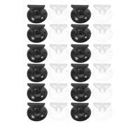 COLLBATH 24pcs Light Bulb Suction Cup Removal Tool Set with 35mm and Black Cups, Bulb Installer and Extractor for Gu10 LED Halogen Lamps, Suitable for High Ceiling and Mini Lamp Replacement