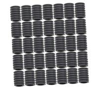 COLLBATH 250Pcs Adjustable Silicone Slip Ear Protective Mask Hooks for Running Cycling Hiking Outdoor Activities Essential Mask Regulator Black