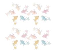 COLLBATH 250pcs Dolphin Nail Charms Set, Multi-Color Resin Ocean Animal Mini Figures for Nail Art Decorations, Marine Beach Themed Manicure Accessories for Women