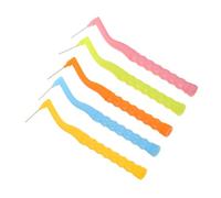 COLLBATH 25pcs Shaped Orthodontic Interdental Brushes for Narrow Teeth Spaces Flexible Angled Mini Toothbrush Flossers for Braces and Dental Appliances Precise Cleaning Picks for Home