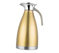COLLBATH 2l Stainless Steel Bottle Stylish Thermal Bottle Yellow Colour Beautiful Exterior Convenient to Use for Coffee Milk