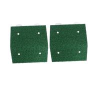 COLLBATH 2pcs Aquatic Turtle Basking Platform Realistic Grass Reptile Rug for Terrarium Decoration