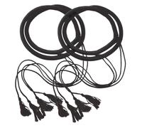COLLBATH 2pcs Arab Headband for Men with Tassels Middle East Desert Costume Accessory Comfortable Adult Shemagh Head Scarf Ropes for Halloween Theme Parties and Cosplay