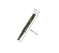 COLLBATH 2pcs Authentic Xiuyan Jade Gua Sha Pen Deep Tissue Massage Tool for Face and Eye Care Acupuncture Pressure Point Massager for Puffiness Relief Facial Blood Flow Stimulation Soothes
