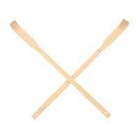 COLLBATH 2pcs Bamboo Back Scratcher Stick Long Handle Handheld Body Massagers Portable Itch Relief for Men Women Adults Safe Convenient for Home and Elderly Use