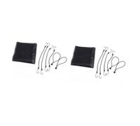 COLLBATH 2pcs Car Pet Barrier Safety Net Dog Protection Mesh Fence for Car Back Seat Easy Install Storage