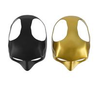 COLLBATH 2pcs Cat Bat Mask Halloween Costume Accessory Pet Cat Mask for Pet Party Use Halloween Costume Accessory