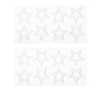 COLLBATH 2pcs Christmas Star Silicone Molds: Fondant Chocolates Molds for Cake Topper Decorating - Candy Polymer Clay Mould - Baking Tool for Crafts Cupcake DIY Biscuits
