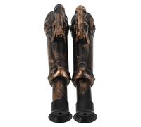 COLLBATH 2pcs Collapsible Pirate Monocular Telescope Lightweight Plastic for Outdoor Exploration Party Favors and Creative Role Playing No Lenses Included