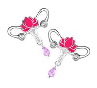 COLLBATH 2pcs Decorative Brooch Pin Feminist Flower Lapel Pins for Women Stylish Clothing Accessories for Weddings Parties and Everyday Wear