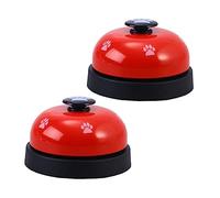 COLLBATH 2pcs Dog Training Bells Puppy Training Communication Device Loud Sound Bells for Indoor Outdoor