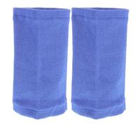 COLLBATH 2pcs Elastic Dog Ear Muffs Noise Cancelling for Puppies Washable Calming Ear Covers with Soft Touch Fabric Gentle Fit Pet Hoodie for Winter Comfort and Anxiety Relief Blue