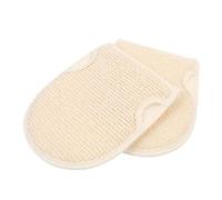 COLLBATH 2pcs Exfoliating Gloves Double-side Bath Scrubbers for Deep Body Cleaning Back Scrubber Breathable Quick-drying Bathing Mitts to Remove Dead Skin and Oil