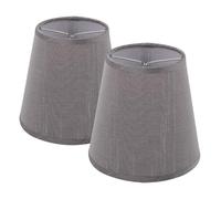 COLLBATH 2pcs Fabric Lamp Shades Round Barrel Design for Table Bedside Floor Pendant Lamps Cloth Cover for Even Light Diffusion Stylish Decorative Lighting Accessory