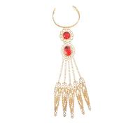 COLLBATH 2pcs Fingertip Covers Decorative Finger Tip Ring with Hollow Pointed Design Finish Hand Accessory for Stage Performance Halloween Carnival