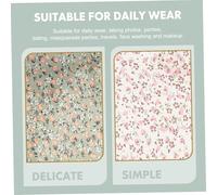 COLLBATH 2Pcs Floral Triangle Hair Scarf Headbands with Lace Edge Breathable Lightweight Bandanas for Women Random Color Floral Prints for Daily Wear and Various Occasions Random Color