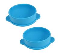 COLLBATH 2pcs Foldable Wax Melting Bowls Non-Stick Inner Pots for Wax Heater Accessories Simple Easy-Clean Professional Melting Containers Blue