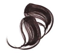 COLLBATH 2pcs Hair Bangs Extensions for Women Natural Deep Brown Hairpiece with Temples Invisible Thin Fringe Wig Wear Clip Design Volumizing Fake Bangs for Daily Party Wedding Styles