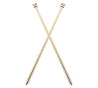 COLLBATH 2pcs Heavy Duty Brass Back Scratcher Long Handle Itch Relief Tool for Men Women Copper Back Massage Stick with Curved Rod for Comfortable Scratching and Muscle Relaxation Portable