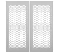 COLLBATH 2Pcs Honeycomb Silicone Floor Vent Cover Flexible Non-Slip Dust Guard Register Screen for HVAC Ac Airflow Deflection and Moisture Control