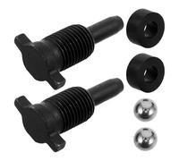COLLBATH 2pcs Hydraulic Jack Return Valve Ball Seal and Screw Plug for 32 Ton+ Floor Jack Accessories Replacement Parts for Pressure Flow Control and Maintenance