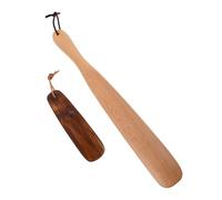 COLLBATH 2pcs Long Handled Shoe Horns Multipurpose Shoe Wearing Tool for Seniors and Pregnant Women for Home and Travel