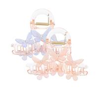 COLLBATH 2pcs Mermaid Hair Accessories Non-slip Hair Clips Girls Jaw Pvc Shark Clip for Styling