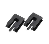 COLLBATH 2pcs Metal Cb Radio Mount Hand Microphone Hang up Clip Holder for Mobile Ham Radio Accessories Car Use Black