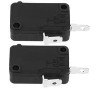 COLLBATH 2pcs Micro Switch Momentary Switch for Microwave Oven Home Appliance Replacement Normally Open