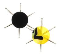 COLLBATH 2pcs Nail Art Pen Dual-head Manicure Tool for DIY Clay Craft and Handcraft Painting Dotting Pens for Polymer Clay Fondant and Ceramic Decoration