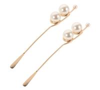 COLLBATH 2pcs Nail Art Stirring Rods for Epoxy Tips Decorative Manicure Tools for Powder Rhinestone Picker Stick for DIY Nail Art