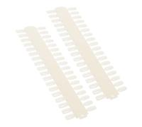 COLLBATH 2pcs Nail Color Display Boards 72 Beige Nail Tips for Practicing and Enhancing Work Efficiency