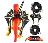 COLLBATH 2pcs Outdoor Reptile Supplies Lizard Leashes Bearded Dragon Harnesses Pet Traction Ropes