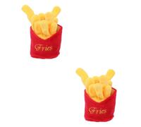 COLLBATH 2pcs Pet Dog Chew Toy Squeaky Food Toy for Dogs Bite Resistant Interactive Play for Puppies and Breeds Bright Colors and Fun Sounds for Engaging Playtime
