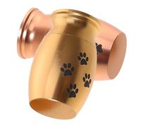 COLLBATH 2pcs Pet Dog Urns Keepsake Cremation Jars with Paw Pattern for Ashes Multifunctional Storage for Hair Teeth Memorial Containers for Cats and Dogs Portable Mini
