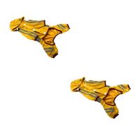 COLLBATH 2pcs Pet Rain Jacket Acrylic Fibres Dog Rain Slicker Small/medium Dog Coat Rainwear for Pups Stylish