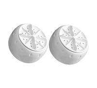 COLLBATH 2PCS Portable Mini Washing Machine Agitator, Automatic Plastic Washer for RV Home Travel, Compact Countertop Washer Suitable for Water Washing and Odor Prevention