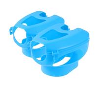 COLLBATH 2pcs Racing Pigeon Accessory Kit Injection Holder Feeder Rack Pigeon Ring Bird Supplies