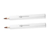 COLLBATH 2pcs Retractable Lipstick Applicator Wands Compact Lip Brush for Precise Lip Gloss Application Travel-friendly Makeup Tool for Women