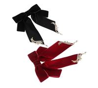 COLLBATH 2Pcs Retro Bow Tie Pin Lightweight Decorative Brooch for Men S Suits and Women S Dresses Vintage Collar Lapel Accessory with Pre-tied Bowknot Design Elegant Suit Accessories for