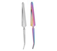 COLLBATH 2Pcs Reusable Nail Shaping Clips Nail Pinching Tweezers for Professional Salon and Home Use Convenient Finger-fitting Manicure Accessories