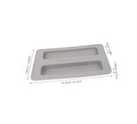 COLLBATH 2Pcs Reusable Silicone Toaster Cover Lid for Bread Maker Protective Kitchen Appliance Cover Wear-Resistant Bread Outlet Protector for Automatic Toaster Oven