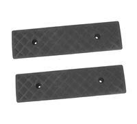 COLLBATH 2pcs Rubber Car Curb Ramps High Anti-slip Driveway Ramps for Scooters Atvs Wheelchairs Wear-resistant Portable Bridge Tracks for Sidewalks and Doorsteps