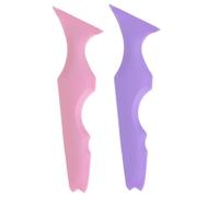 COLLBATH 2pcs Silicone Eyeliner Aid Eyebrow Stencil Reusable Makeup Template for Eyeliner Girl Supplies Beauty Products