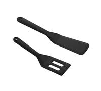 COLLBATH 2Pcs Silicone Mini Spatulas Non-Scratch Heat Resistant Kitchen Cooking Tools for Eggs Steak Baking with Hanging for Convenient Storage