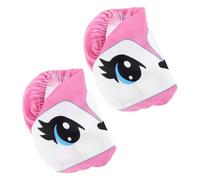 COLLBATH 2pcs Ski Snowboard Goggle Cover Sleeve Fox Pattern, Lightweight Fabric Lens Protector for Ski Goggles, Antiscratch Storage and Travel Accessory for Women