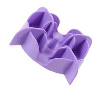 COLLBATH 2pcs Slow Feeder Dog Bowl Small Dog Bowl for Puppies Silicone Inserts to Control Eating Speed Prevent Overeating