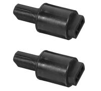 COLLBATH 2pcs Smart Toilet Seat Damper Buffer Connectors Left Right Side Anti-Collision Soft Close Toilet Seat Hinges Replacement Accessories for Quiet and Smooth Closing