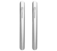 COLLBATH 2Pcs Stainless Steel Crumb Scrapers with Clip Portable Bread Crumb Sweepers for Restaurant Servers Waiters Kitchen Table Cleaning Tool